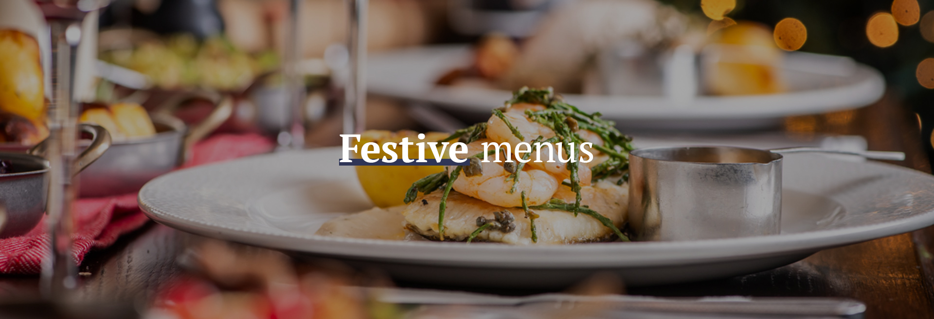 Festive Christmas Menu at The Adelphi 