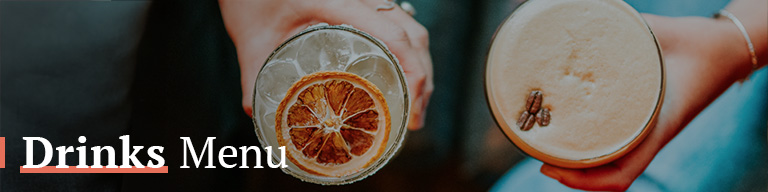 Drinks Menu at The Adelphi