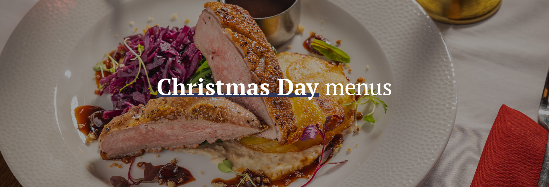 Christmas Day Menu at The Adelphi