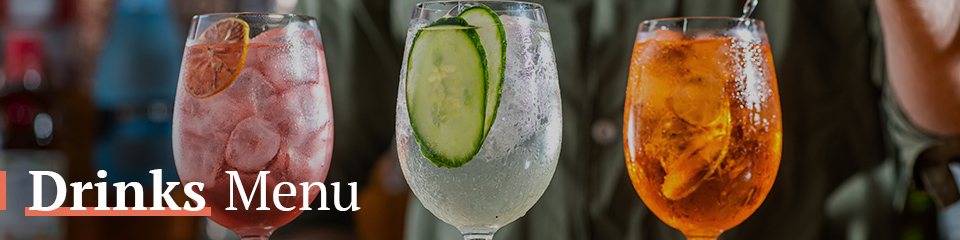 Drinks Menu at The Adelphi