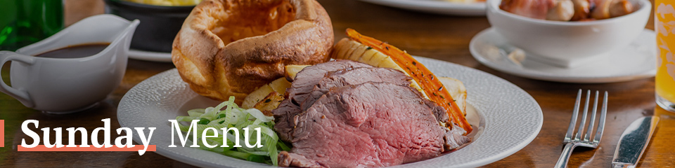 Sunday Menu at The Adelphi